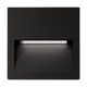 Black Wall Light Vandal Resistant 4W 250lm IP65 IK08 5000K 115mm Square Black Wall Light Vandal Resistant 4W 250lm IP65 IK08 5000K 115mm Square